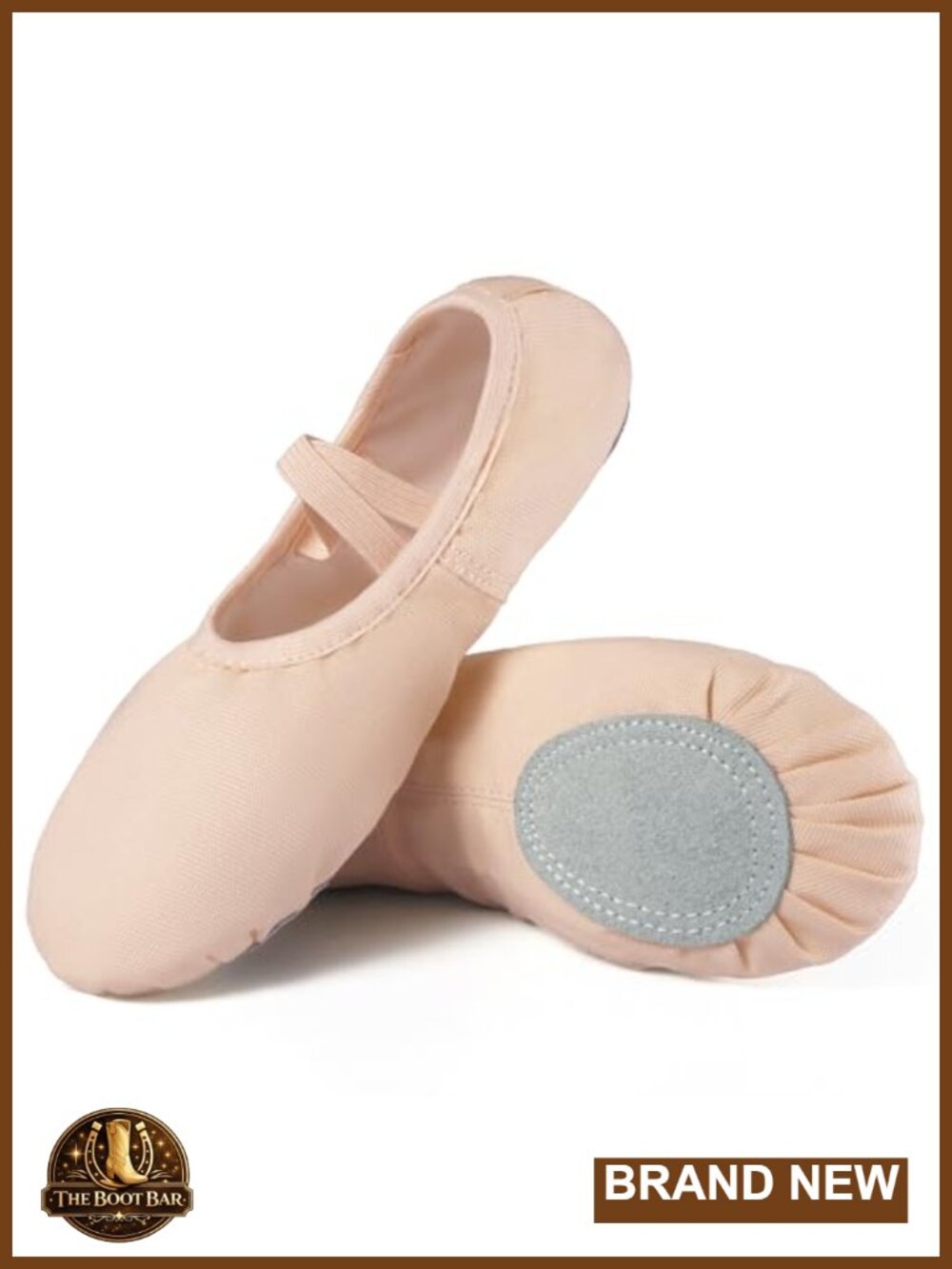 Split Sole Ballet Dance Shoes for Women Knit Canvas Slip-On